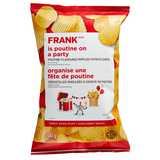FRANK Poutine Ripple Chips, 200-g Front_Flat