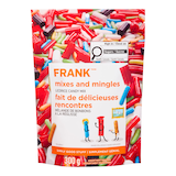 FRANK All Natural Colourful Licorice Bites, Twists, Comfits and Chalks Candy Mix, 300-g Front_Flat