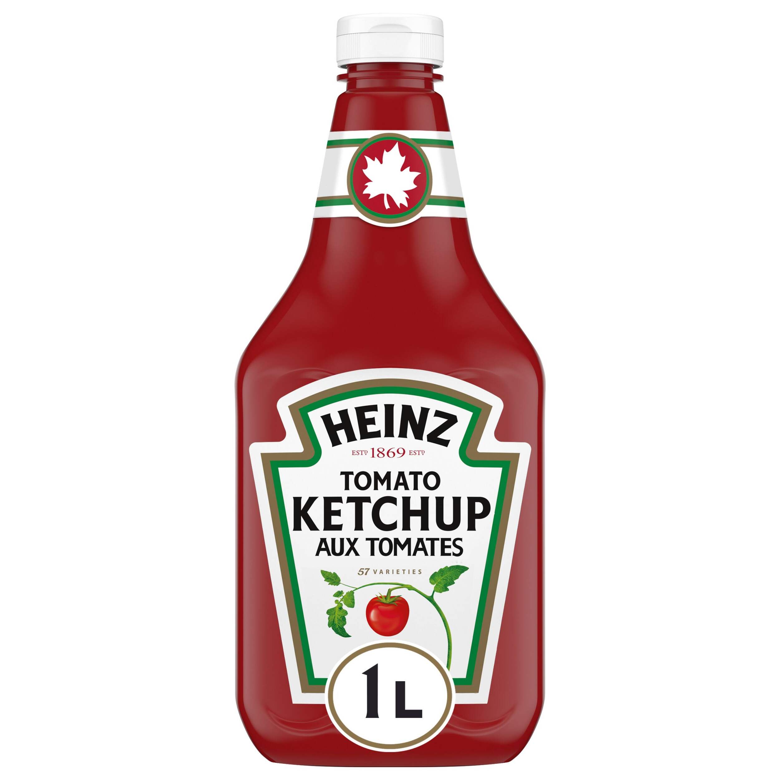 Heinz Ketchup, 1-L Front_Flat