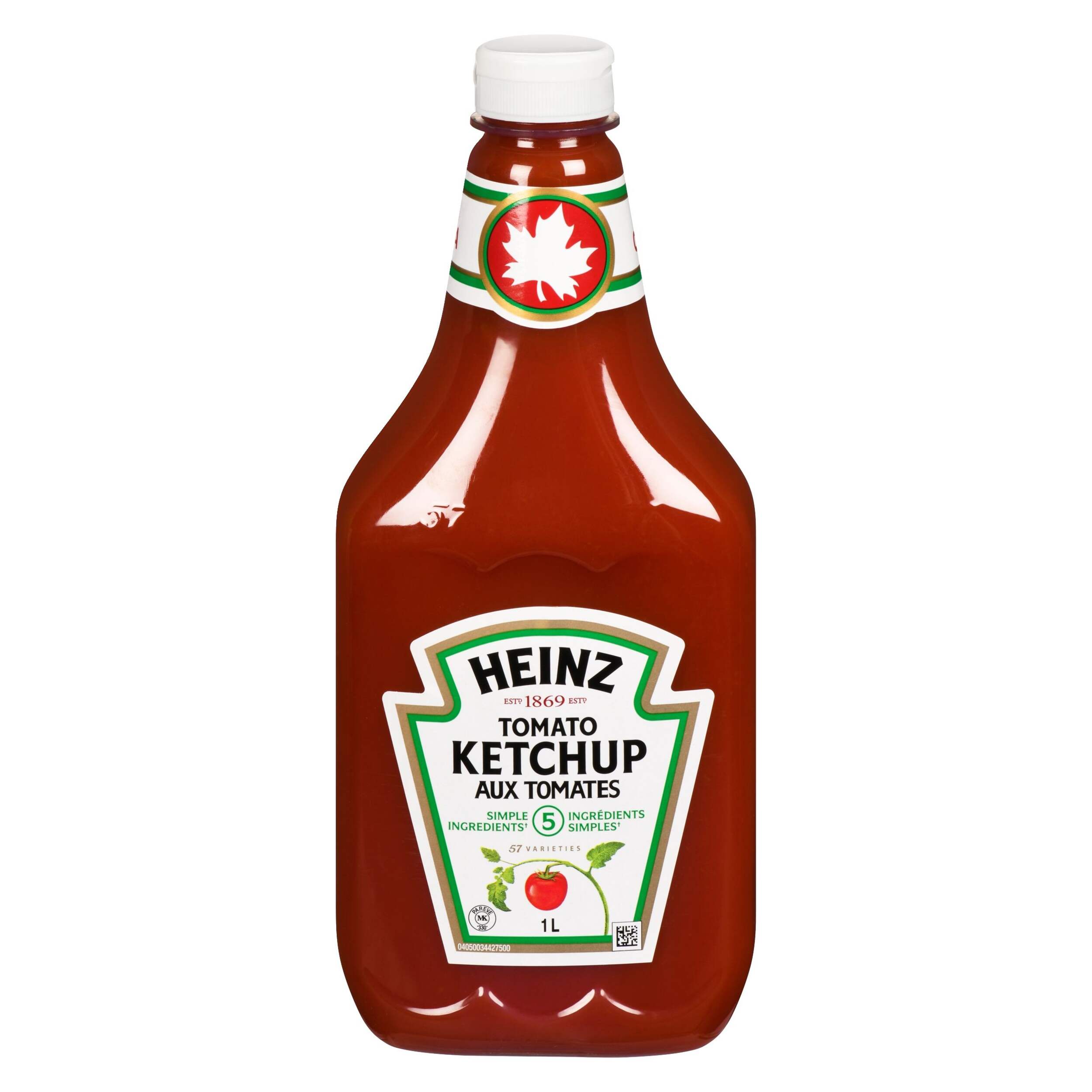 Heinz Ketchup, 1-L Front_Flat