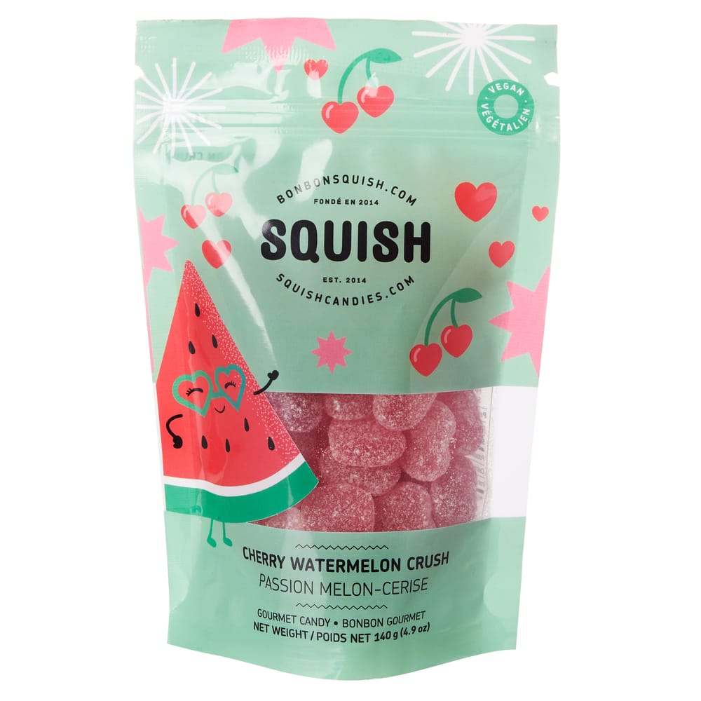 Squish Vegan Cherry Watermelon Crush, 140-g | Party City