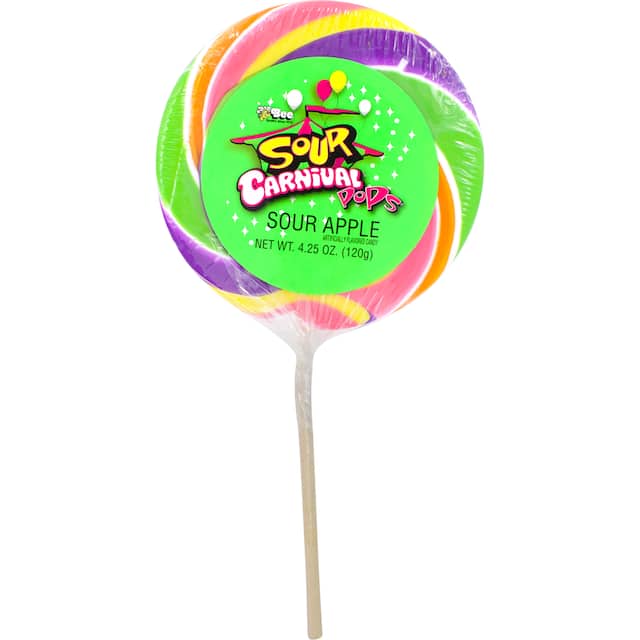 Giant Sour Carnival Lollipop, 127-g | Party City