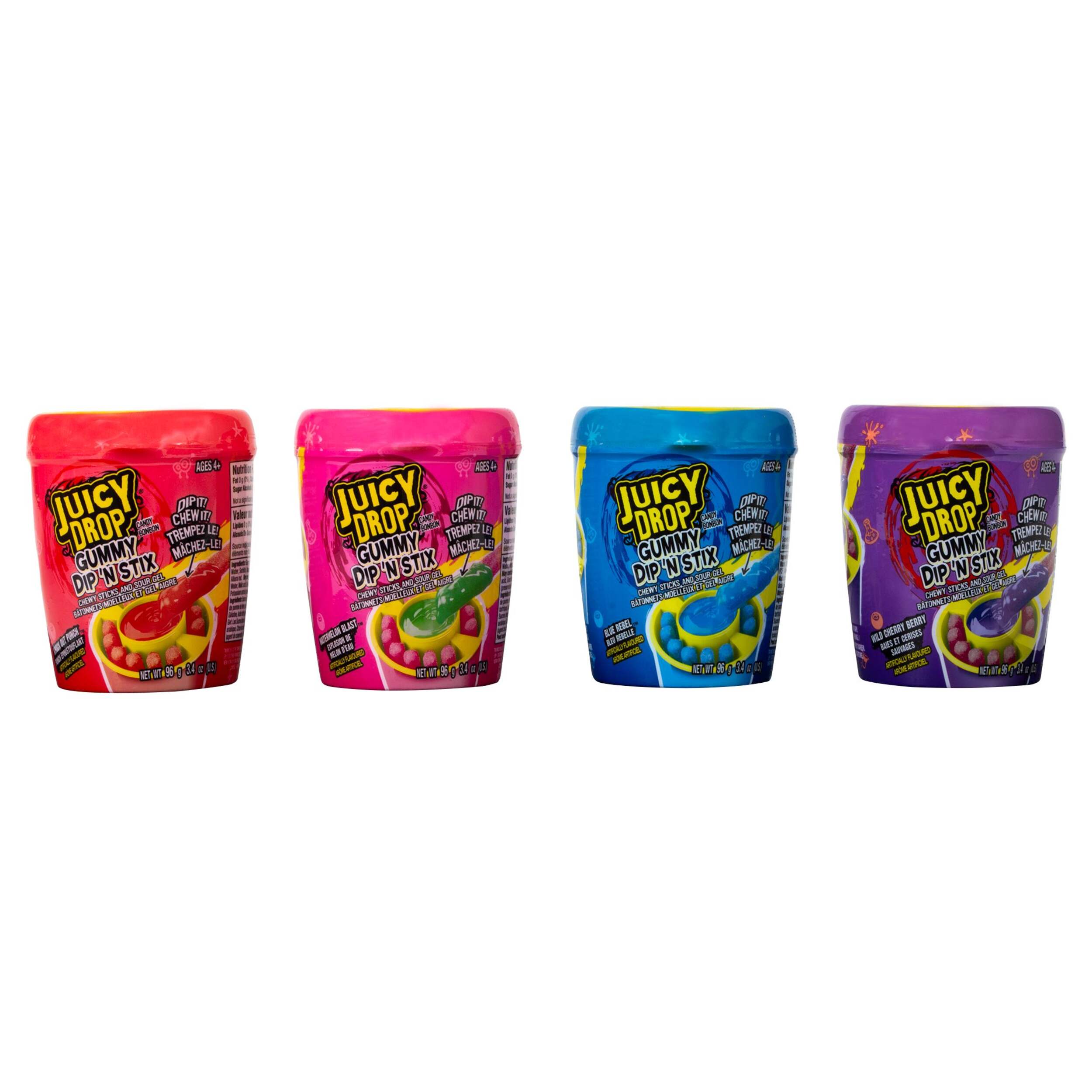 Juicy Drop Gummy Dip 'N' Stix Front_Flat