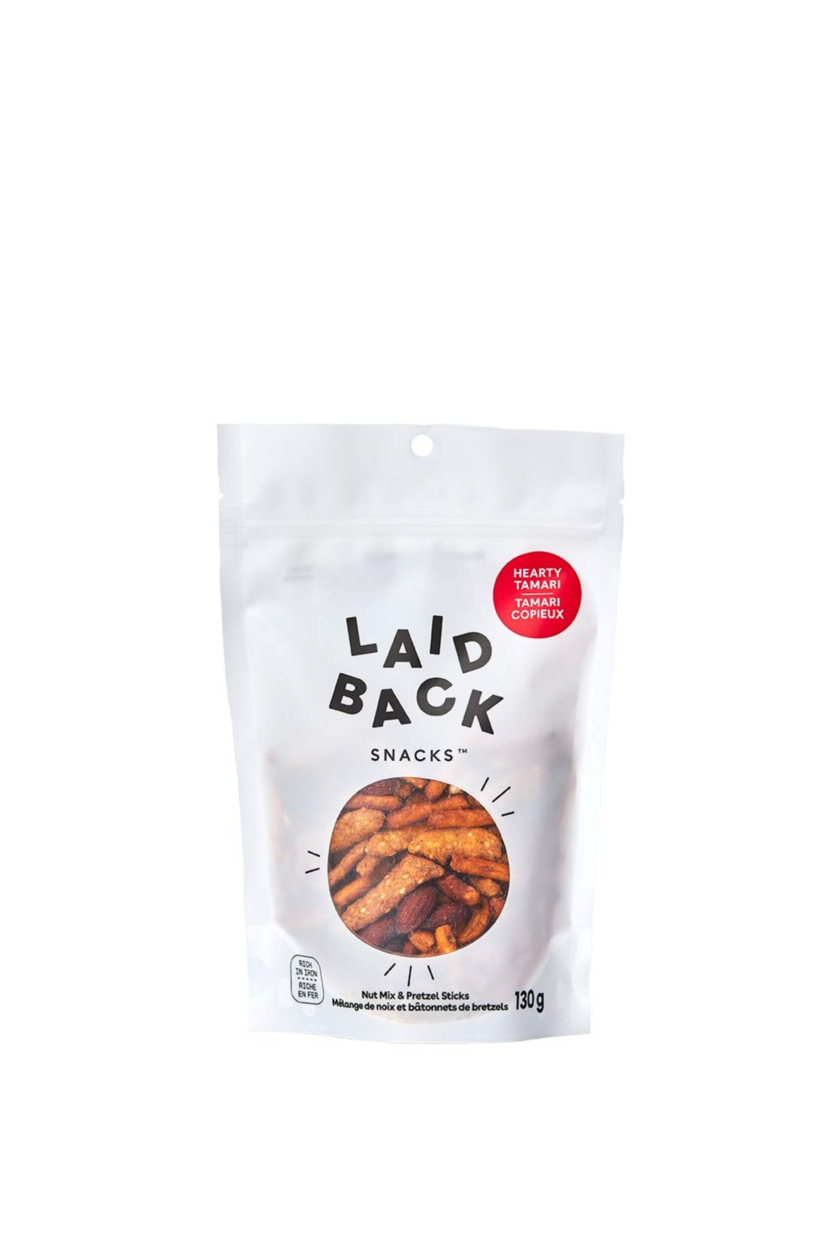 Laid Back Snacks Hearty Tamari Snack Mix, 130-g Front_Flat
