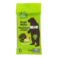 Bear Fruit Rolls, Apple, 20g, for Loot Bags/Lunch Boxes/Healthy Snack Front_Flat
