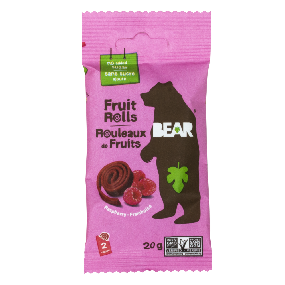 Bear Raspberry Fruit Rolls, 20g Party City