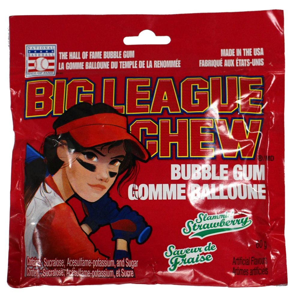 Big League Chewing Gum, Strawberry, 60g Party City
