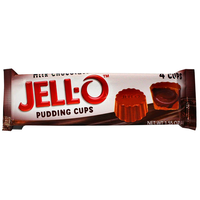 Jell-O Pudding Cups Bar, Chocolate, Brown, 44-g, for Birthday/Party Favour Front_Flat