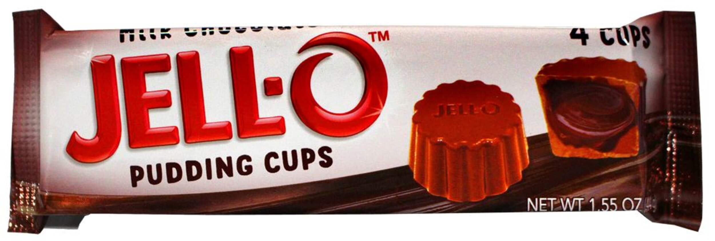 Jell-O Pudding Cups Bar, Chocolate, Brown, 44-g, for Birthday/Party Favour Front_Flat