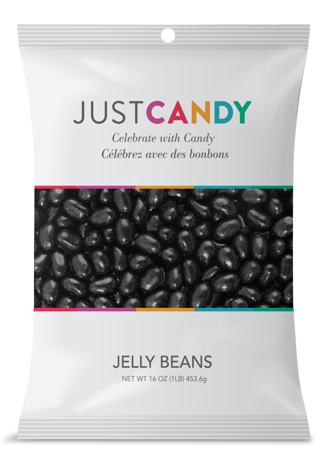 Black Jelly Beans, 454g Party City
