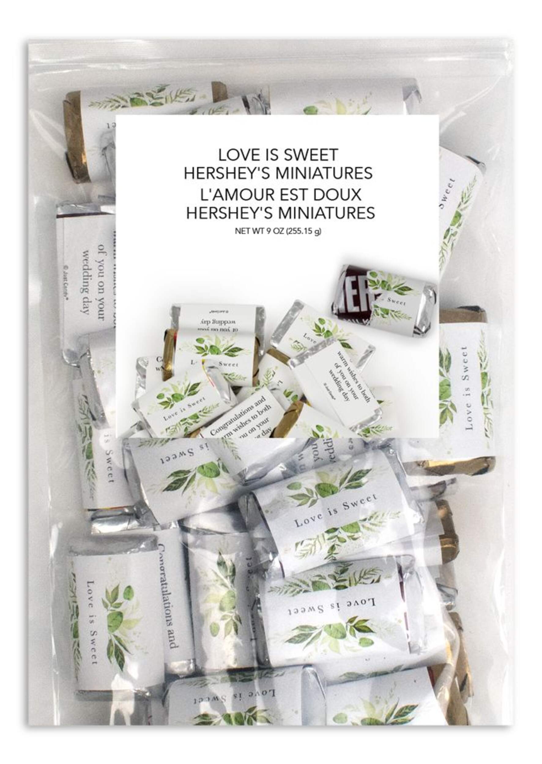 Chocolats L'amour est doux Hershey's Miniatures, 250 g Front_Flat