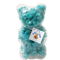 Sugar Coated Blue Gummy Bears, 623-g Front_Flat