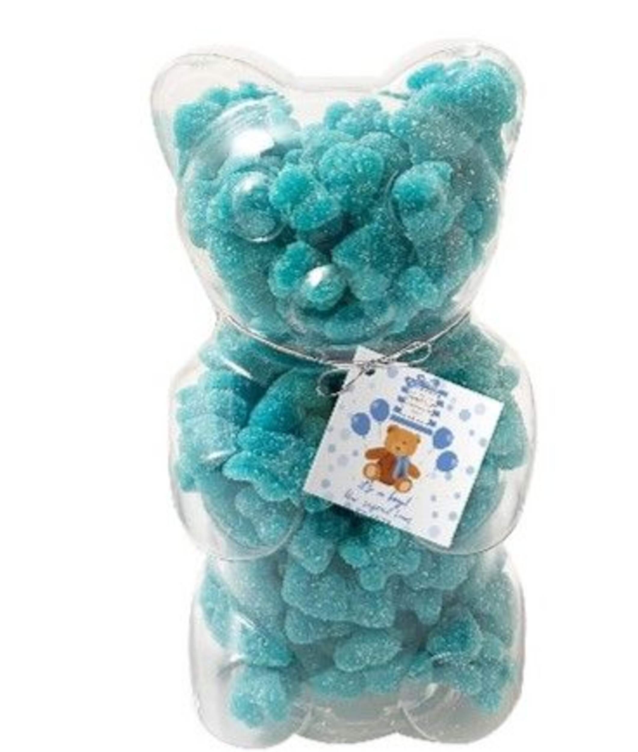 Sugar Coated Blue Gummy Bears, 623-g Front_Flat