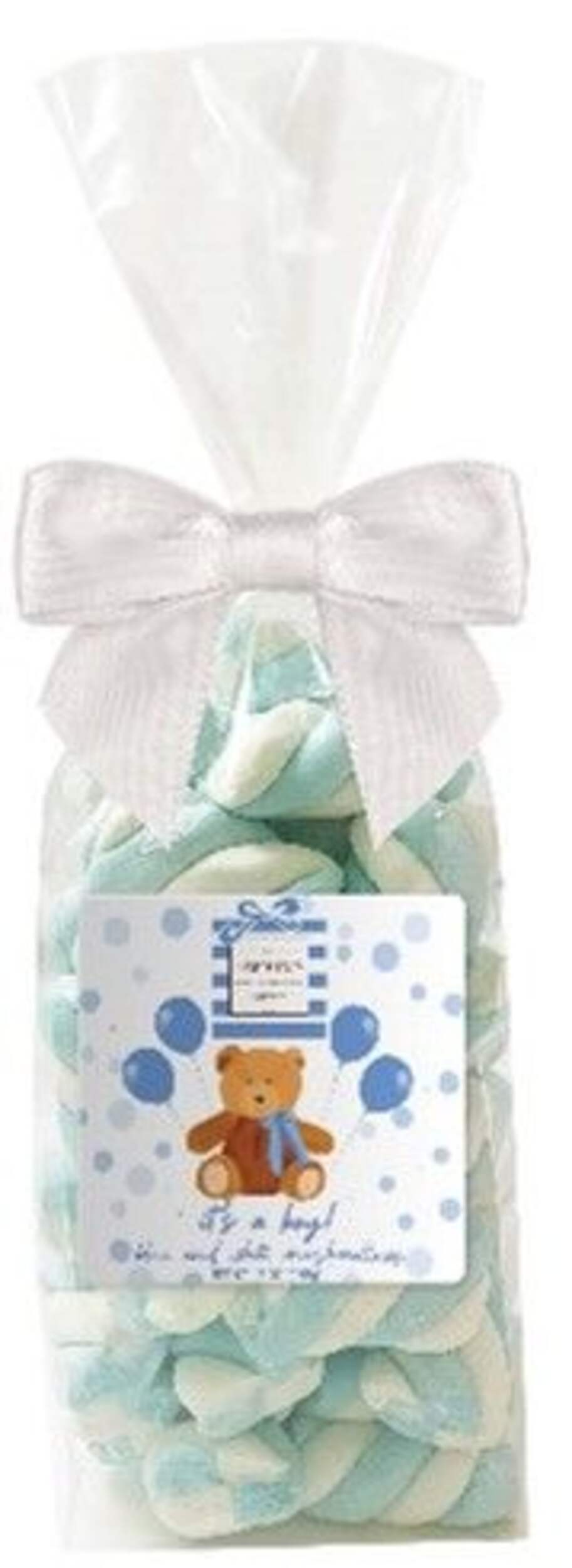 Blue & White Marshmallow Twists Candy, 198-g Front_Flat