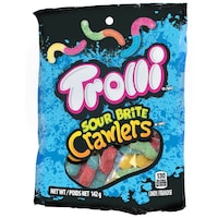 Trolli Sour Brite Crawlers Sour Gummy Candy, 142-g Front_Flat
