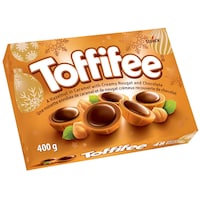 Toffifee® Hazelnut in Caramel with Creamy Nougat And Chocolate Candy 400-g Front_Angled_Right