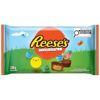 Mini moules au beurre d'arachide de Pâques Reese, 230 g Front_Flat