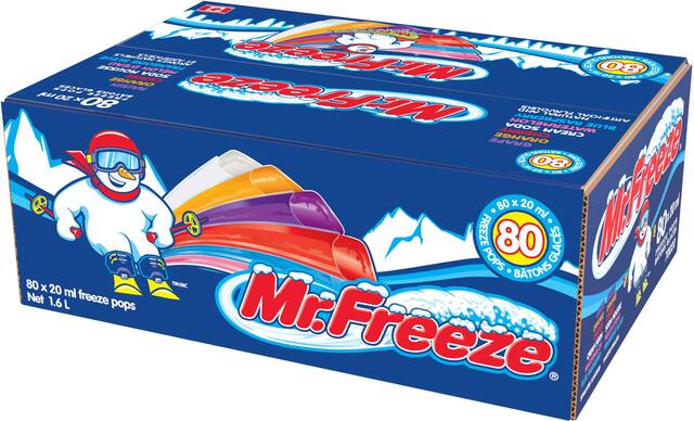 Mr. Freeze Freezies, 80 x 20-ml | Party City