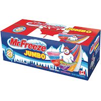 Sucettes glacées Mr. Freeze géantes, 27 x 150 mL