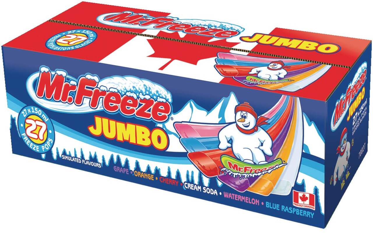 Top 14 des meilleurs goûts de Mister Freeze, le truc le plus kiffant de  l'été