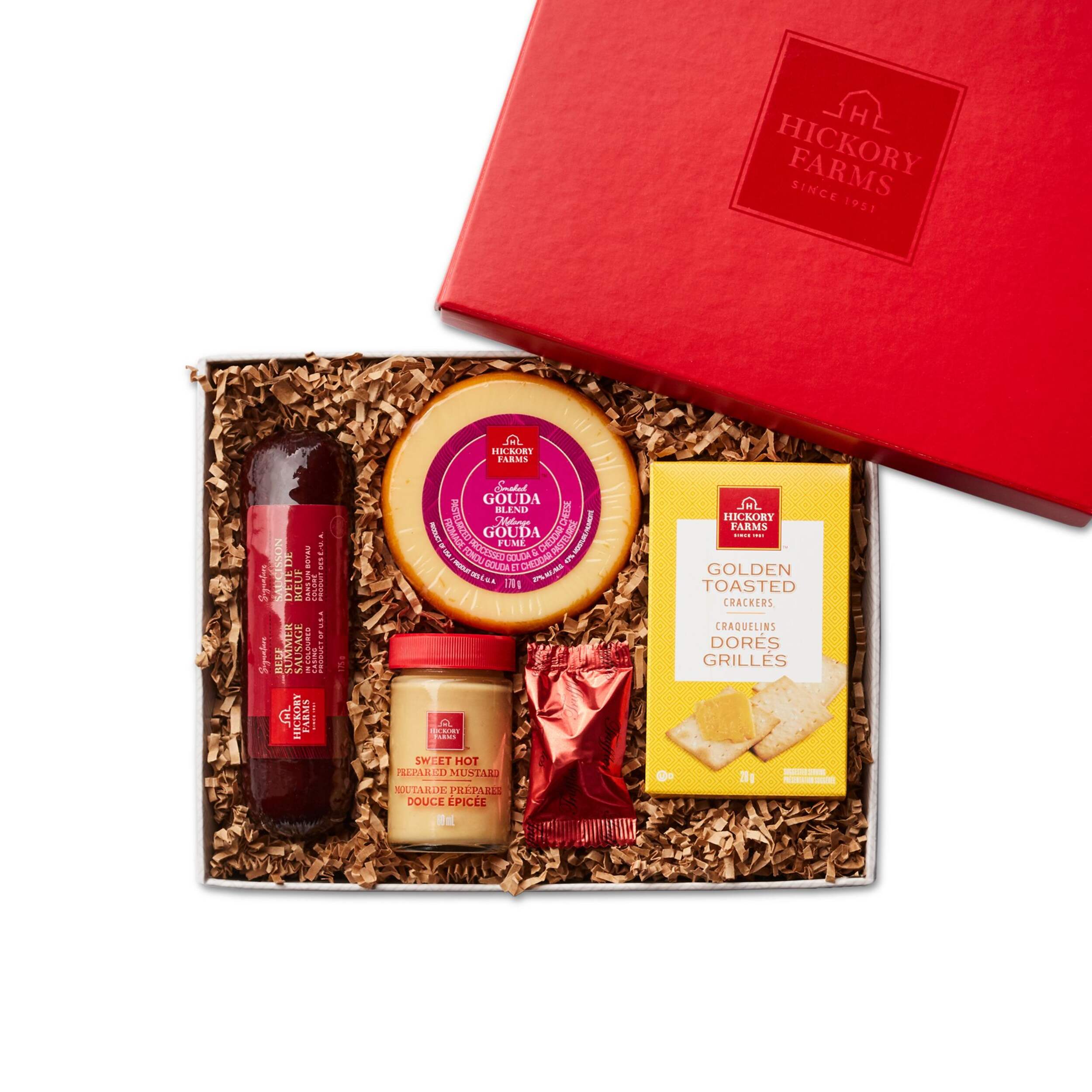 Hickory Farms Classic Beef Gift Set, 800-g Overhead_Flat