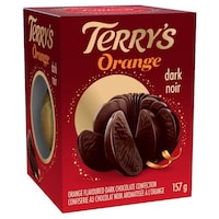 Terry's Dark Chocolate Orange, 157-g Front_Three_Fourths_Angled_Right