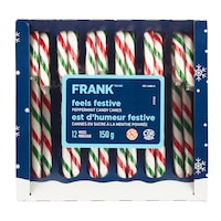 FRANK Peppermint Candy Canes, 12-pk, 150-g Front_Flat