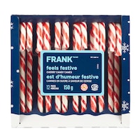 FRANK Cherry Candy Canes, 12-Pk, 150-g Front_Flat