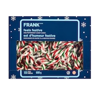FRANK Mini Peppermint Candy Canes, 100-pk Front_Flat