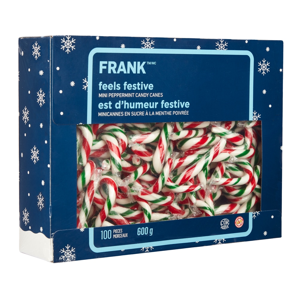 FRANK Mini Peppermint Candy Canes, 100pk Canadian Tire