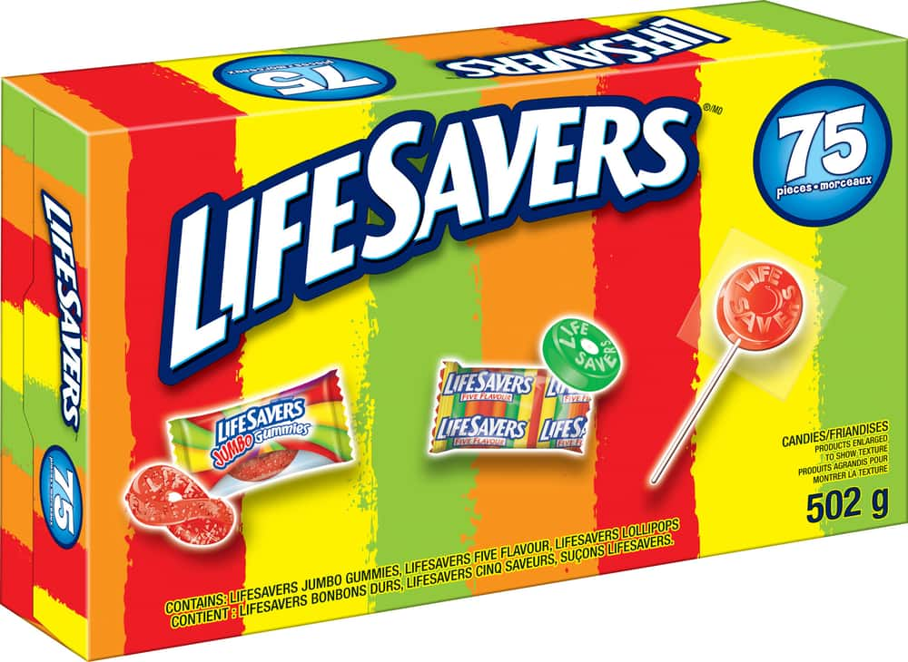 Wrigley Lifesavers, 75-pk | Canadian Tire