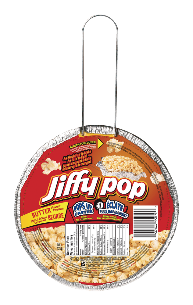 Jiffy PoP StovetoP Butter PoPcorn, 127g Canadian Tire