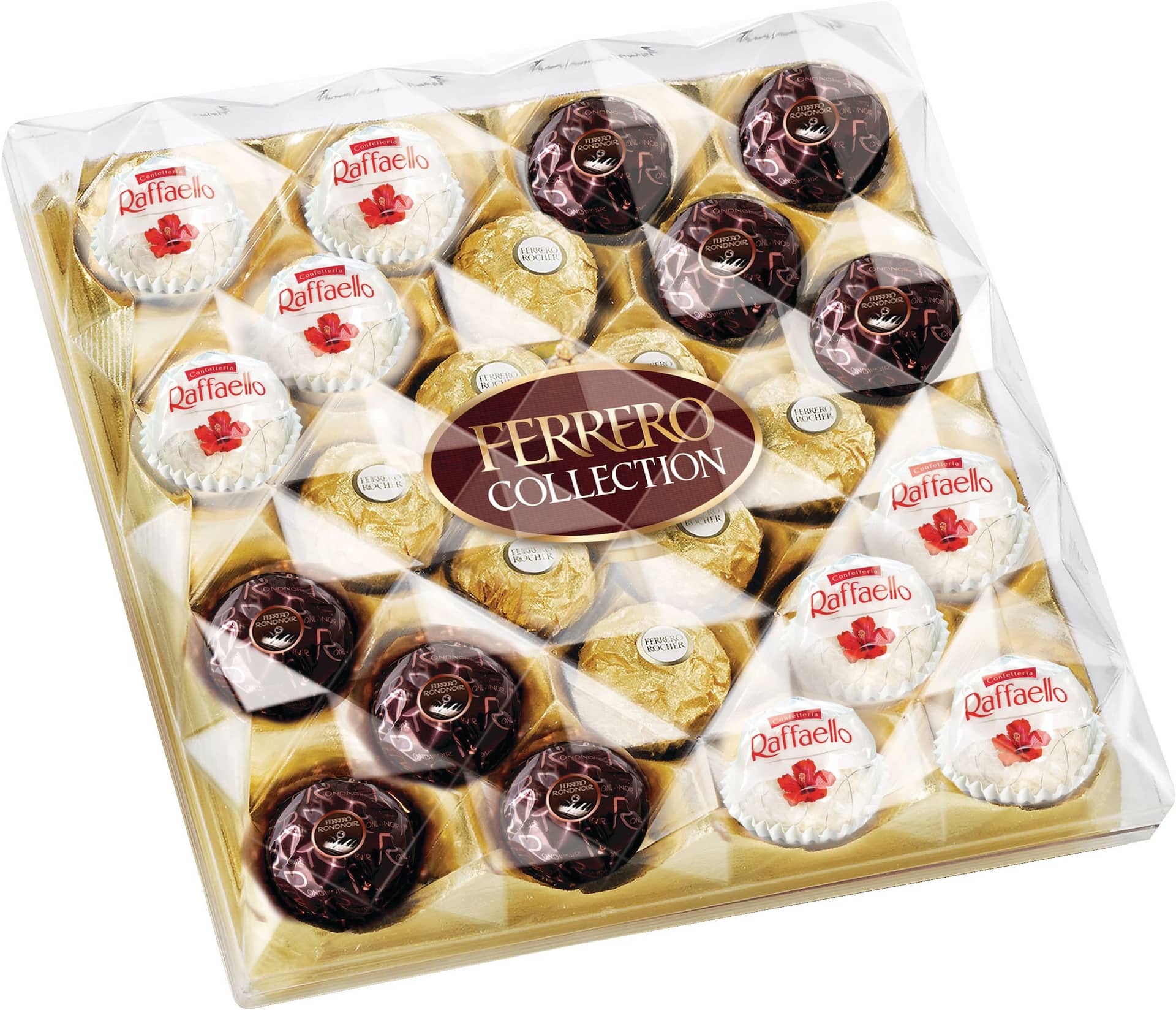 Coffret Cadeau de Noël avec Ferrero Rocher (avec 4 pièces