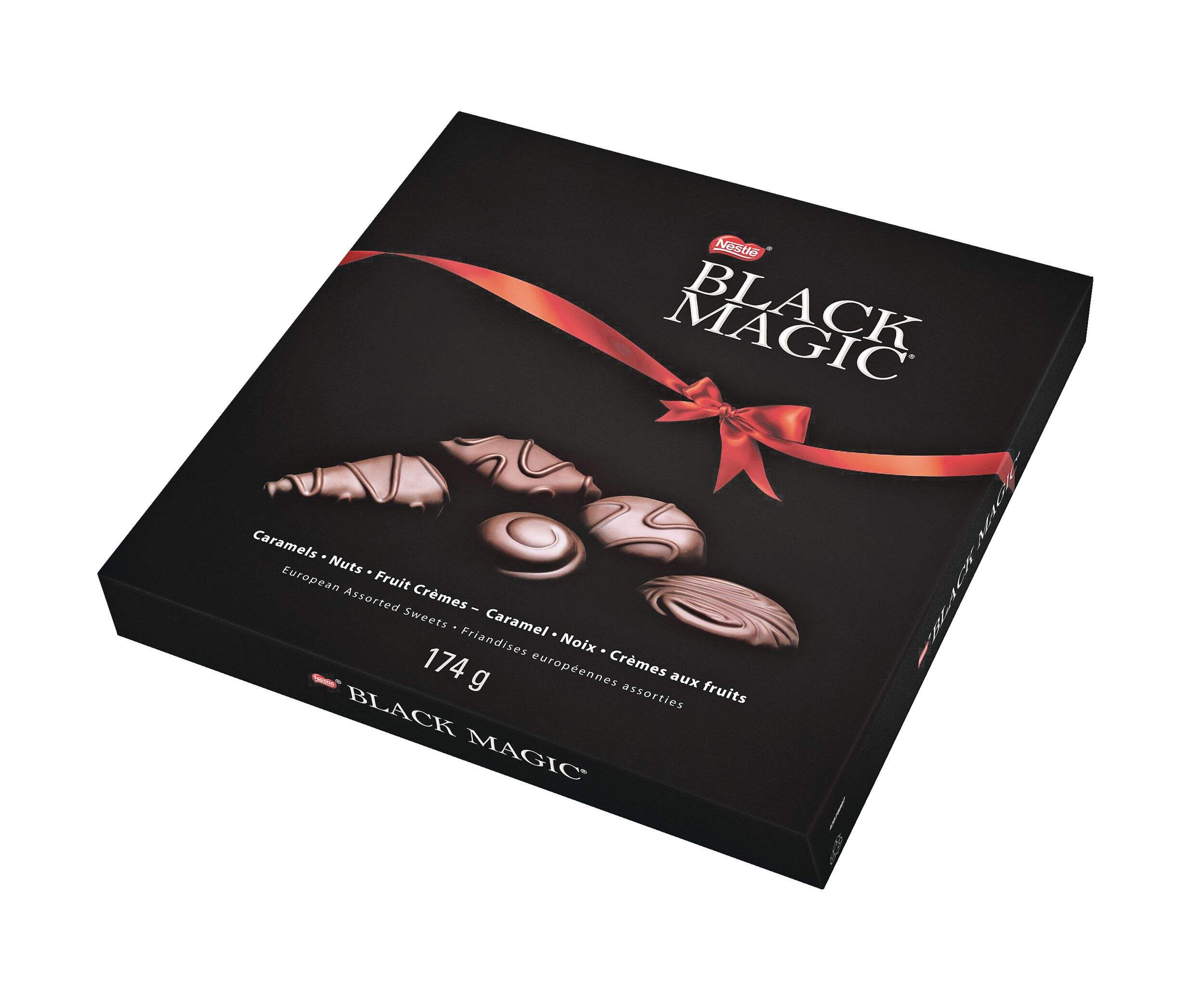 Nestle Black Magic Assorted European Chocolates, 174-g Front_Angled_Left