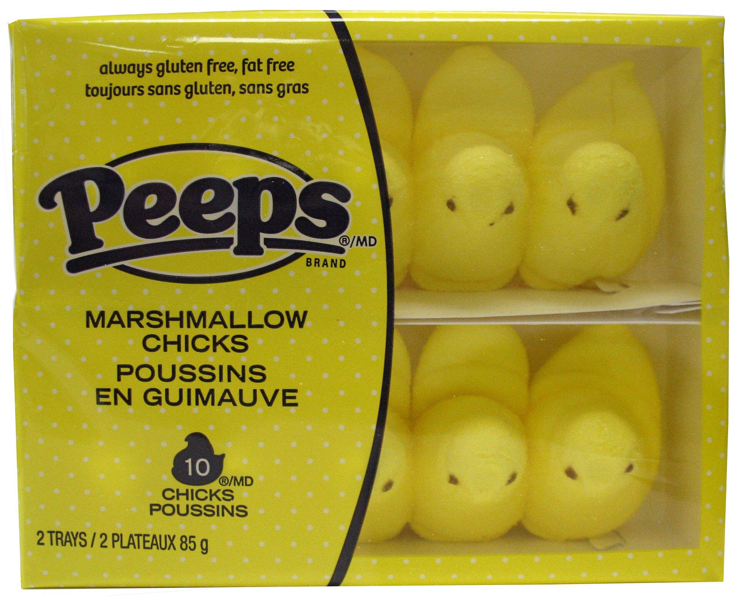 Bonbons à la guimauve Peeps, poussin, 85 g Front_Flat