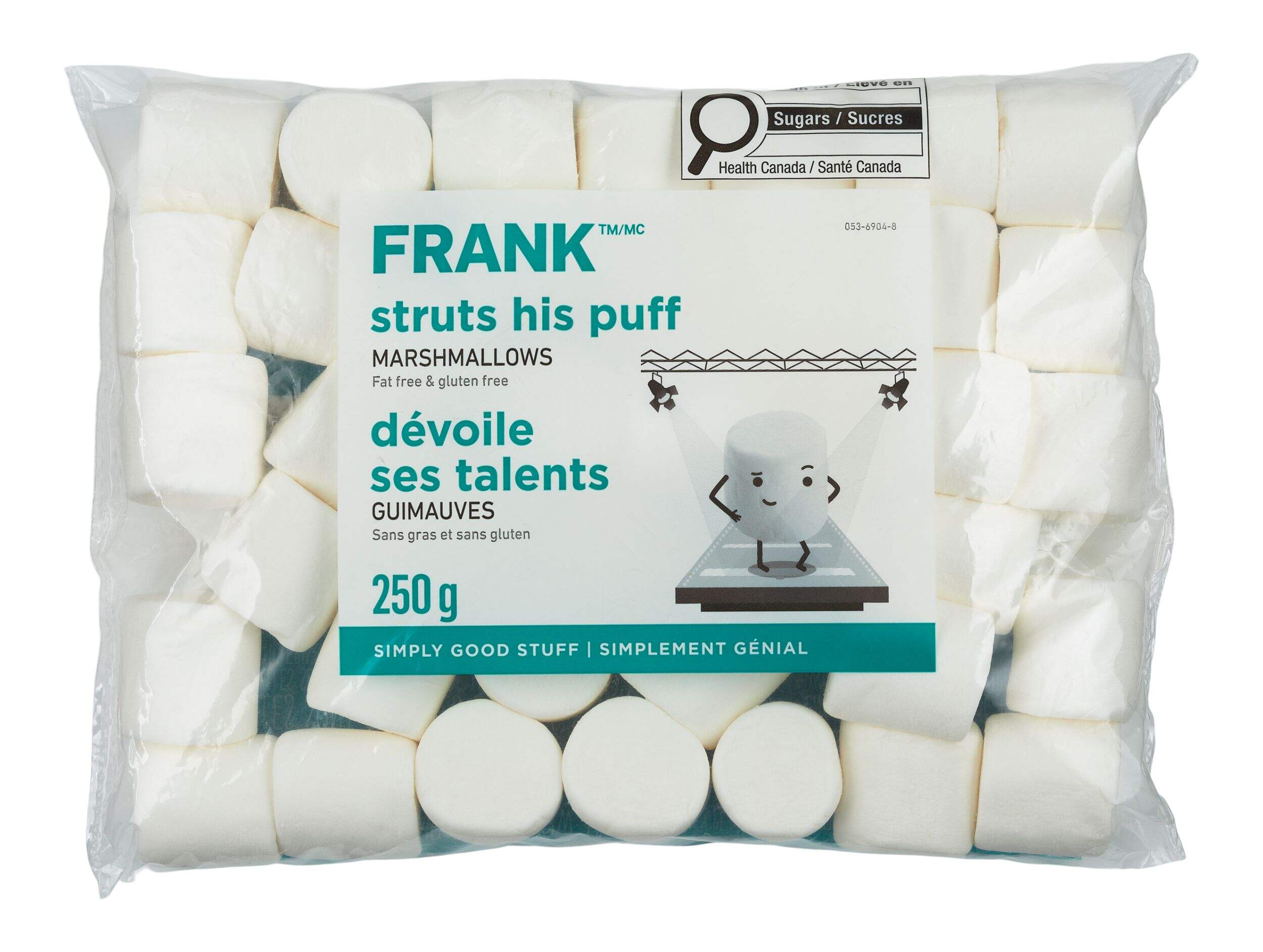 FRANK Struts His Puff Marshmallows, 250-g Front_Flat