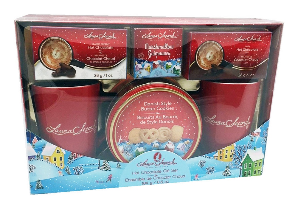 Laura Secord Hot Chocolate & Cookies Mug Gift Set, 184g Canadian Tire
