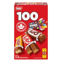 Mini Coffee Crisp / KitKat / Aero / Smarties assortis Nestlé, chocolat au lait, 977 g, paq. 100, friandises pour l'Halloween