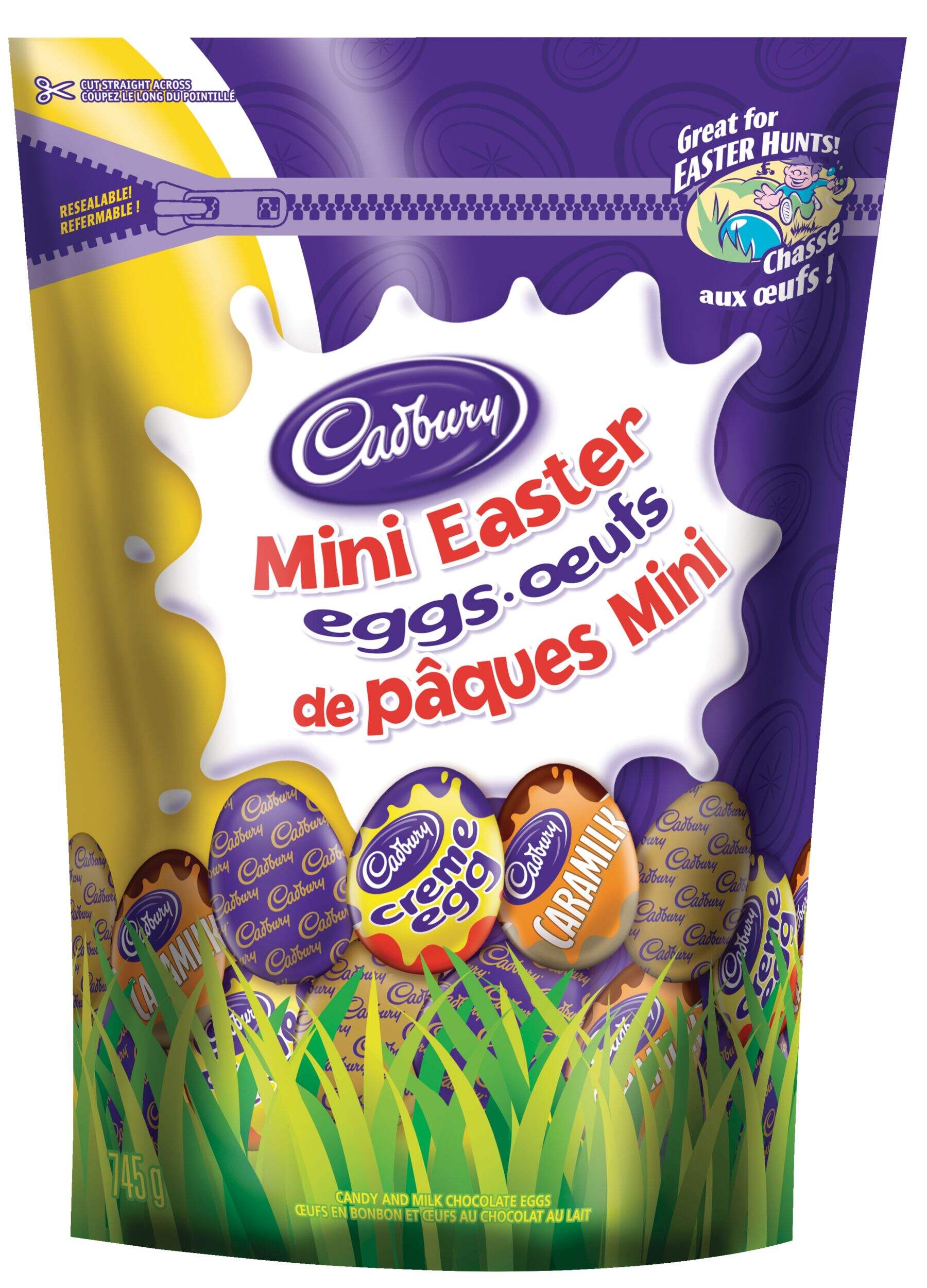Cadbury Easter Eggs, Mini Chocolate Easter Eggs, 745-g Front_Flat