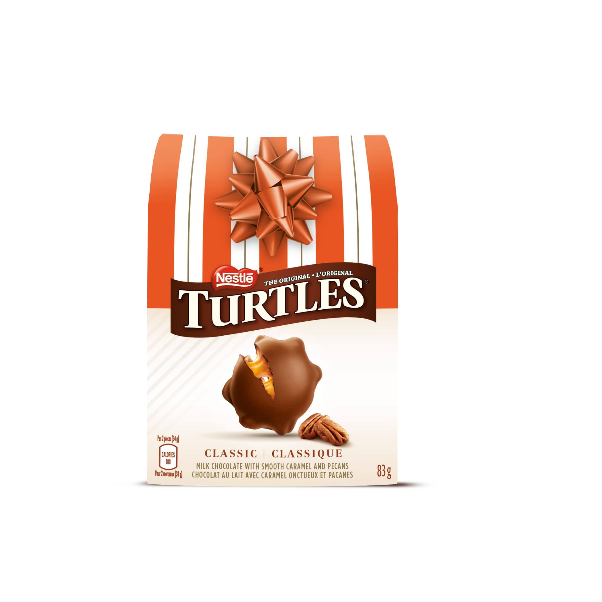Nestle Turtles Classic Caramel Pecan Milk Chocolate, 5-pk