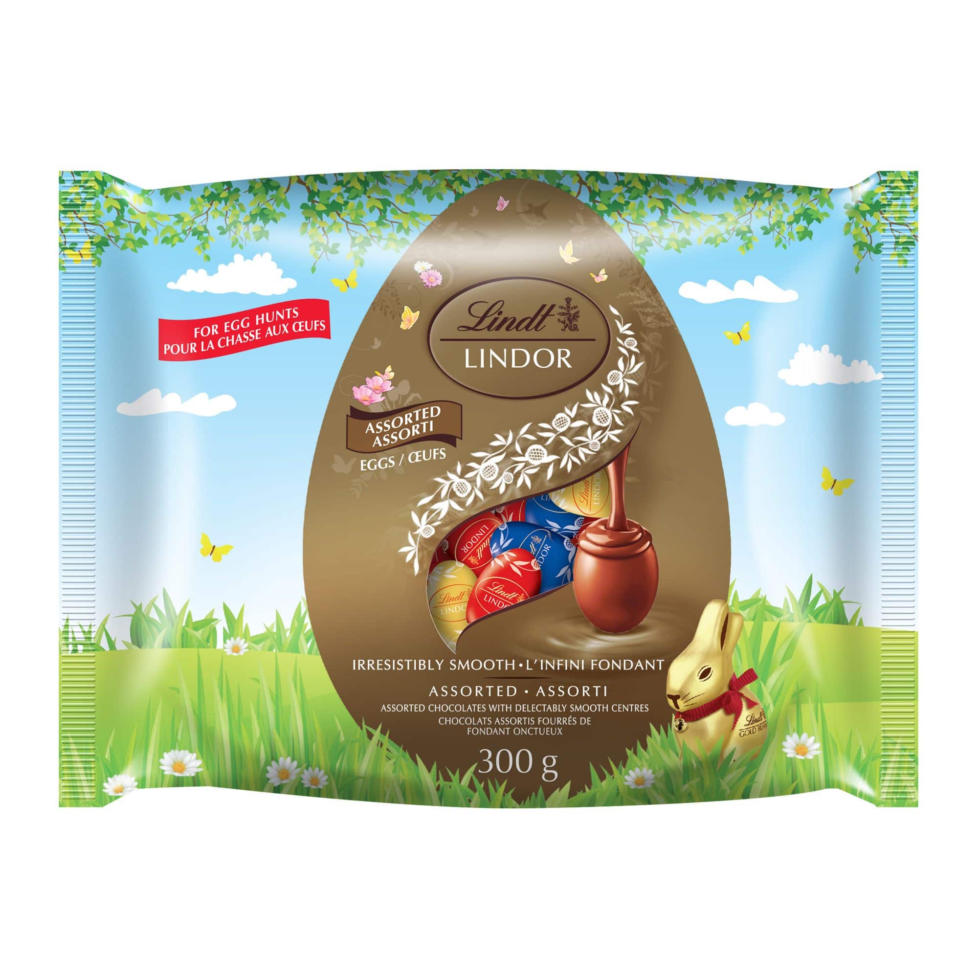 Lindt LindorAssorted Chocolate Mini Eggs, 300-g