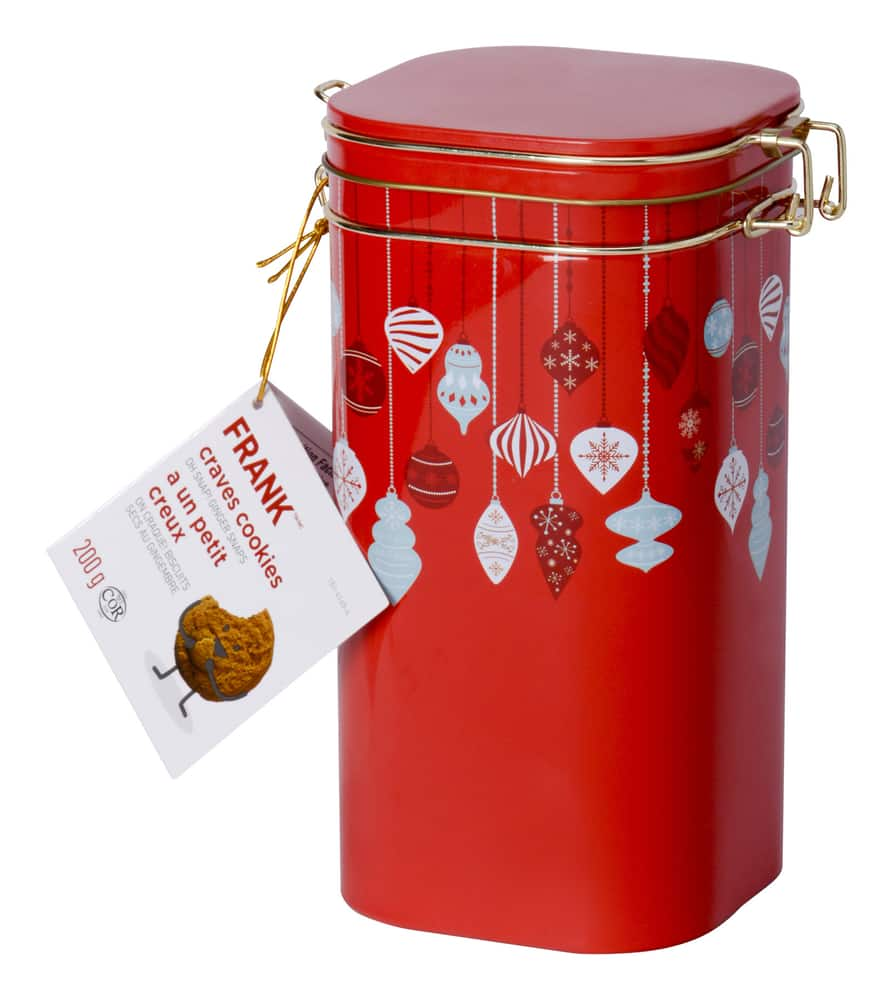 FRANK Gingersnap Cookie Tin, 200-g | Canadian Tire