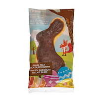 Lapin de Pâques en chocolat au lait plein FRANK va à la chasse au lapin de Pâques, 300 g Front_Flat