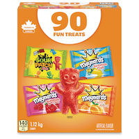 Maynards ¿ assortiment de petits fruits suédois, poissons suédois, bonbons surs pour enfants, pêches duveteuses, multicolore, 1,12 kg, paq. 90 friandises pour l'Halloween