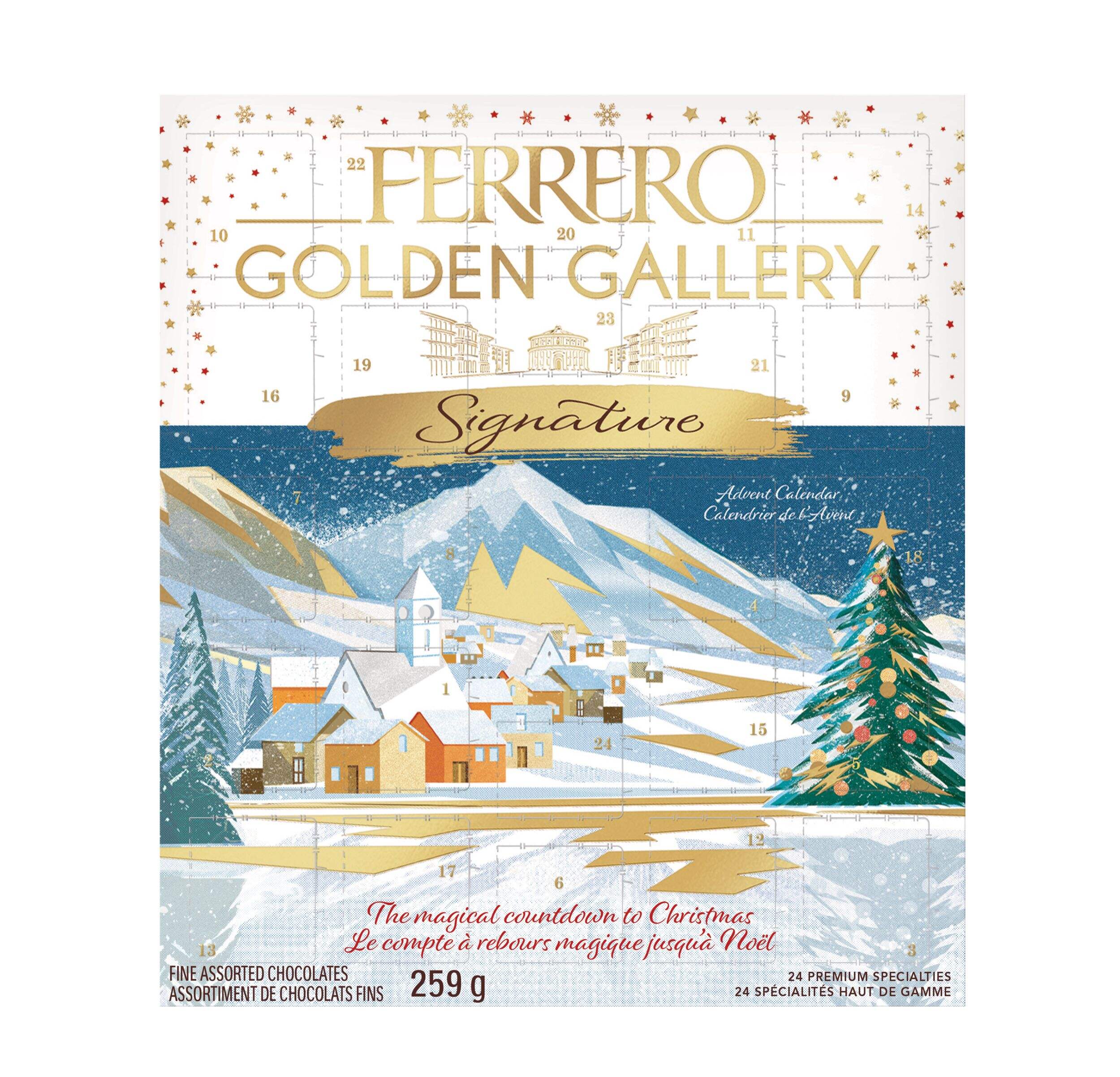 Ferrero Golden Gallery Advent Calendar, 259-g Front_Flat