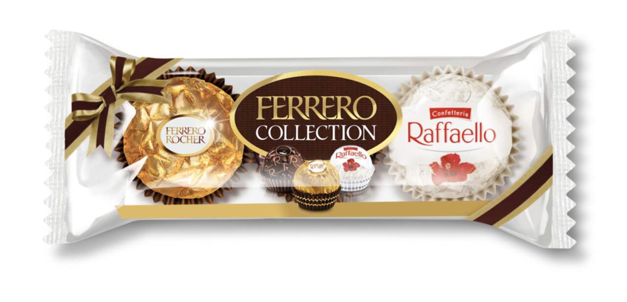 Chocolats Ferrero Collection, y compris chocolats Rocher, Raffaello et  Ronde Noir, paq. 3