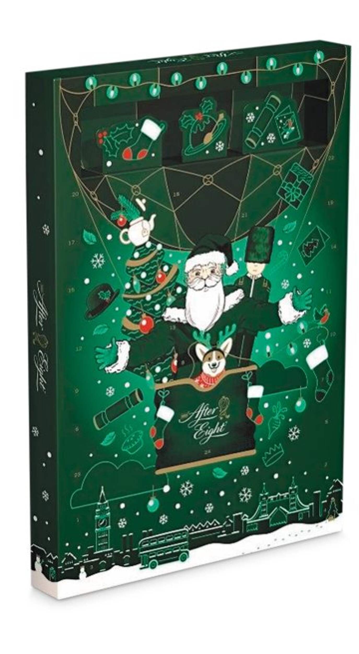 Nestle After Eight Mint Dark Chocolate Holiday Advent Calendar, 199g