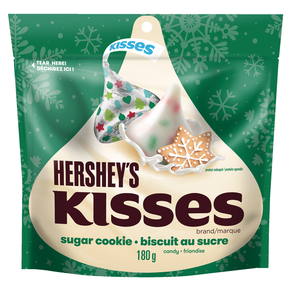 Biscuits au sucre des Fêtes Hershey's Kisses, 180 g Canadian Tire