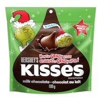 Hershey's Milk Chocolate Grinch Kisses, 180-g Front_Flat
