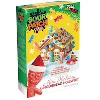 Sour Patch Kids - Mini ensemble de maison en pain d'épice des fêtes, 212 g Front_Three_Fourths_Angled_Right
